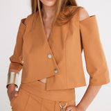 Moody Jacket / Vest in Tan