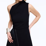 Eccentric Black Mini Dress
