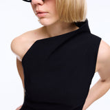 Eccentric Black Mini Dress