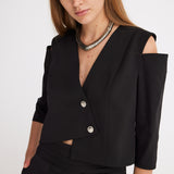 Moody Jacket / Vest in Black