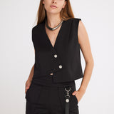 Moody Jacket / Vest in Black
