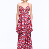 Origami Red Maxi Dress