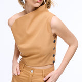 Eccentric Tan Top