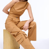 Eccentric Tan Top