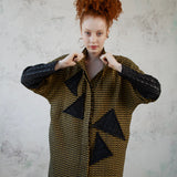 Checked Oversize Jacket/Dress