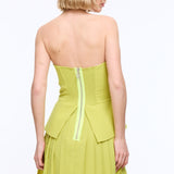 Ginna Lime Mini Dress