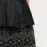 Aztec Lace Mini Skirt