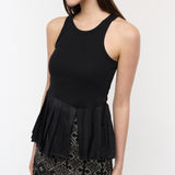 Aztec Lace Mini Skirt