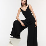 Onyx Black Loose Jumpsuit
