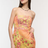 Statement Jacquard Mini Dress