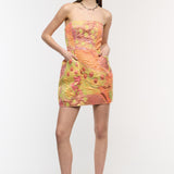 Statement Jacquard Mini Dress