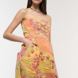 Statement Jacquard Mini Dress