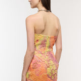 Statement Jacquard Mini Dress