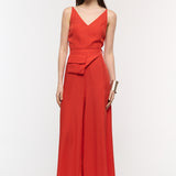 Onyx Red Loose Jumpsuit
