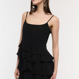 Mica Black Mini Dress