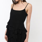 Mica Black Mini Dress