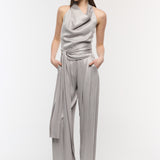 Loose Silver Maxi Pants