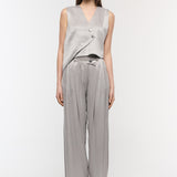 Loose Silver Maxi Pants