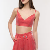 Loose Coral Maxi Pants