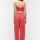 Loose Coral Maxi Pants