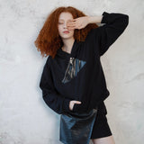 Piton Black Mini Skirt