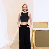Wrap Around Black Top