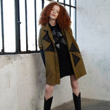 Checked Oversize Jacket/Dress