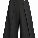 Wool Culotte Pants