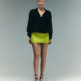 ADEL Straw Skirt