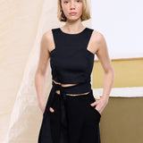 Wrap Around Black Top