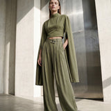 Janset Olive Top