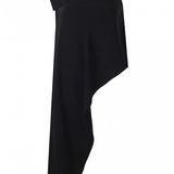 Sand One Shoulder Top Black