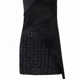 Puff Straplez Mini Dress