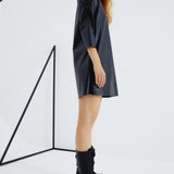 VVV Leather Dress Black