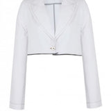 White Denim Blazer 2 in 1