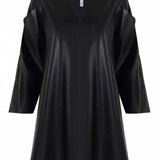 VVV Leather Dress Black