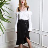 Wrap Midi Skirt