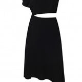 Balance Midi Dress Black