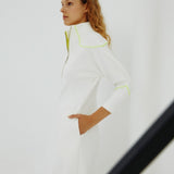 Angle Midi Dress Ecru