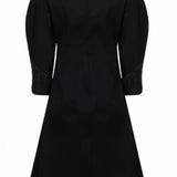 Angle Midi Dress Black