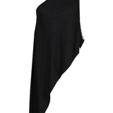One Shoulder Top Black