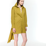Eddy Mustard Shirt Dress