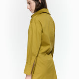 Eddy Mustard Shirt Dress