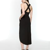 Revolve Black Midi Dress