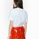 Mermaid Coral Mini Skirt