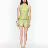 Mossy Jacquard Short