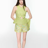 Mossy Jacquard Short