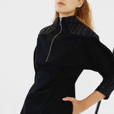Angle Midi Dress Black