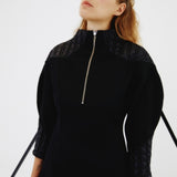 Angle Midi Dress Black