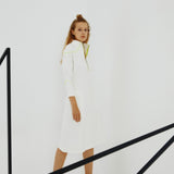 Angle Midi Dress Ecru